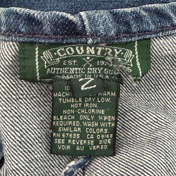 Ralph Lauren Country vintage denim Jean wrap midi straight pencil skirt - Picture 9 of 11